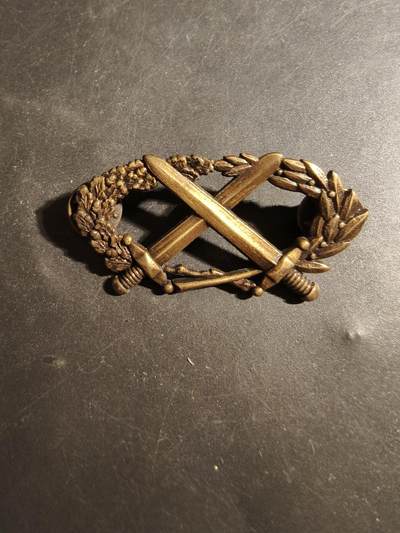 老王徽章第179期 - 法国陆军步兵铜级军事技能章