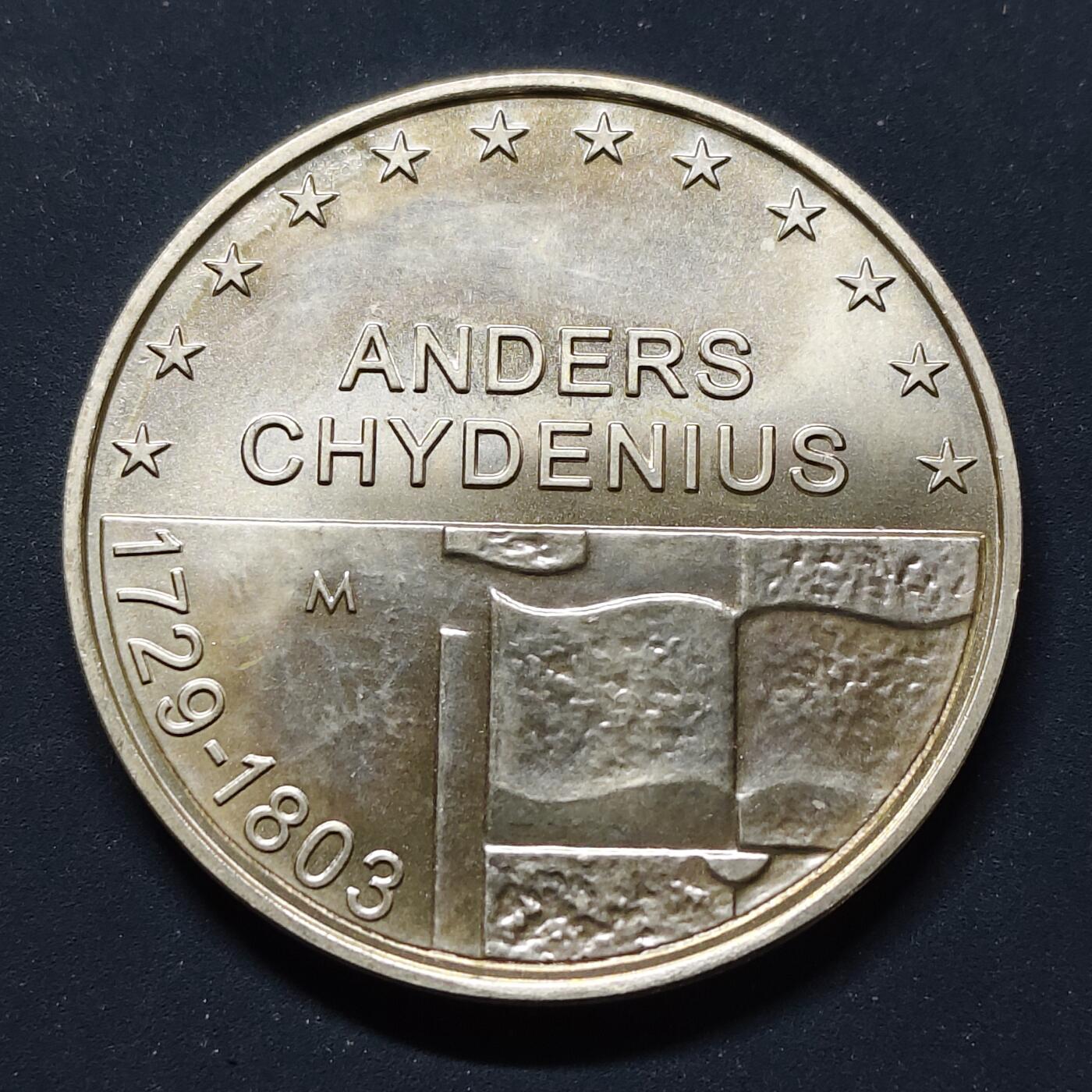 【全场包邮】纯粹捡漏拍499场-持续更新中 芬兰2003年10欧元政治家安德斯·屈德纽斯（古典自由主义重要人物）诞生200周纪念银币【38.6毫米27.4克92.5%，纯银价约709元（按28元银价估算）】