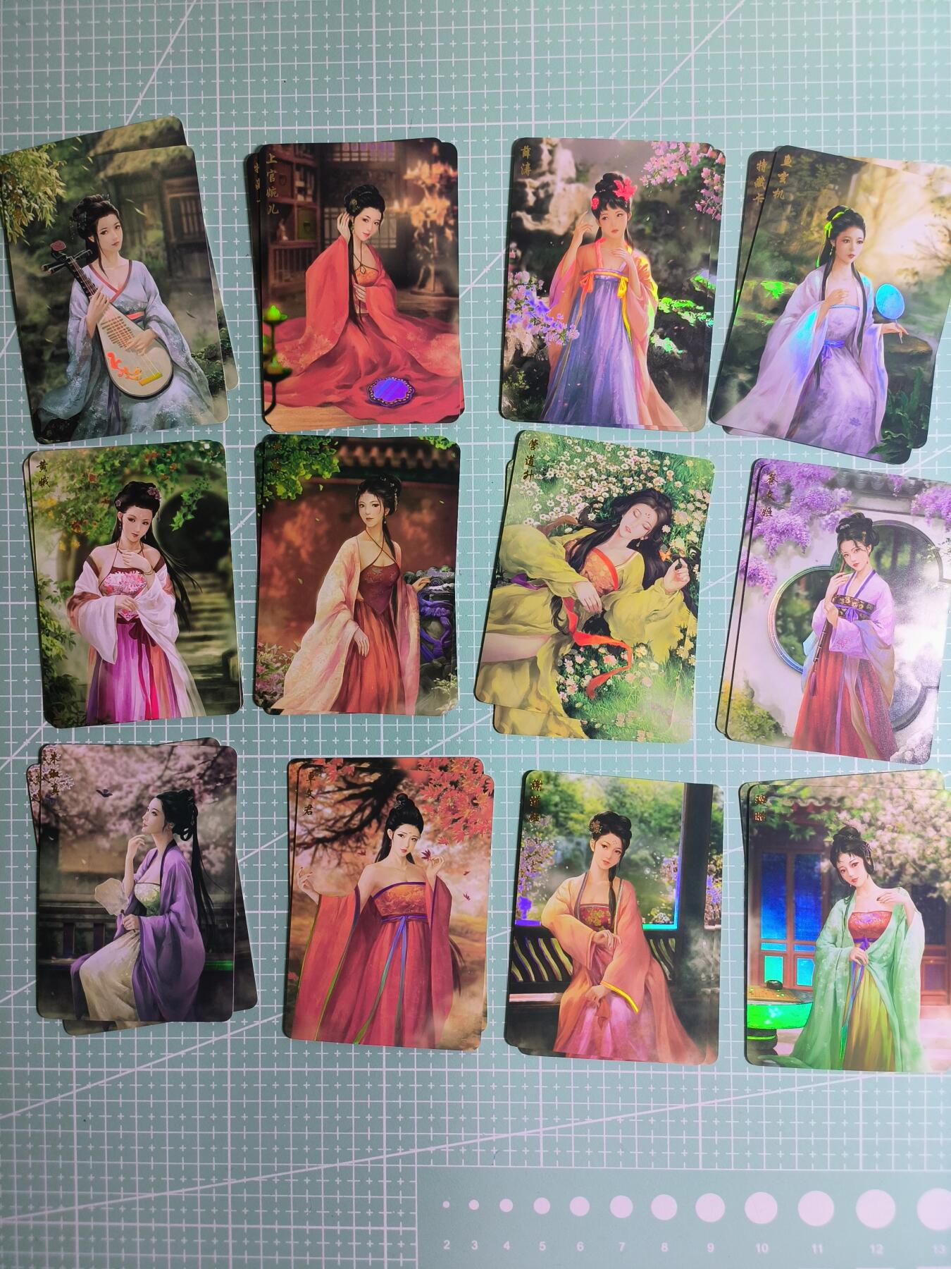 第20期  2026马年祝大家 身体健康 万事如意 (持续收拍品中…) 【彩闪】卡将文创《十二才女》双服饰 共24张(第二张特藏)