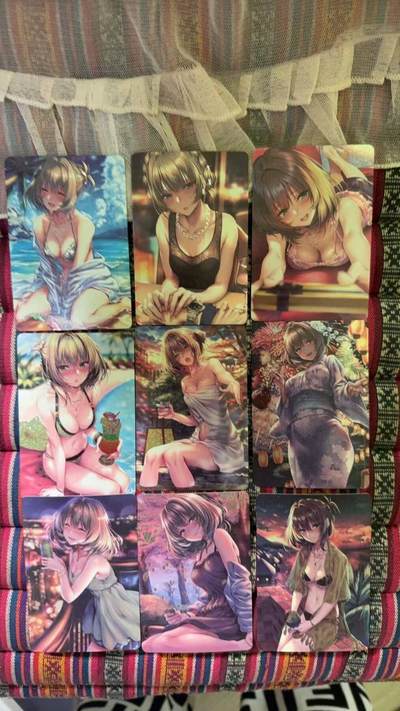 光影卡牌第29期，各家亲签，各家套卡，持续收拍品 - 藏无缺高恒枫砖石闪9张