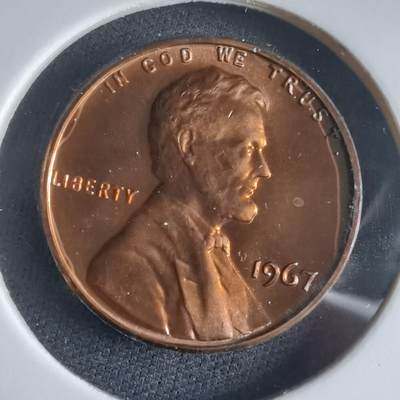 沼泽如烟--第974场 - 美国1967年一分精制币