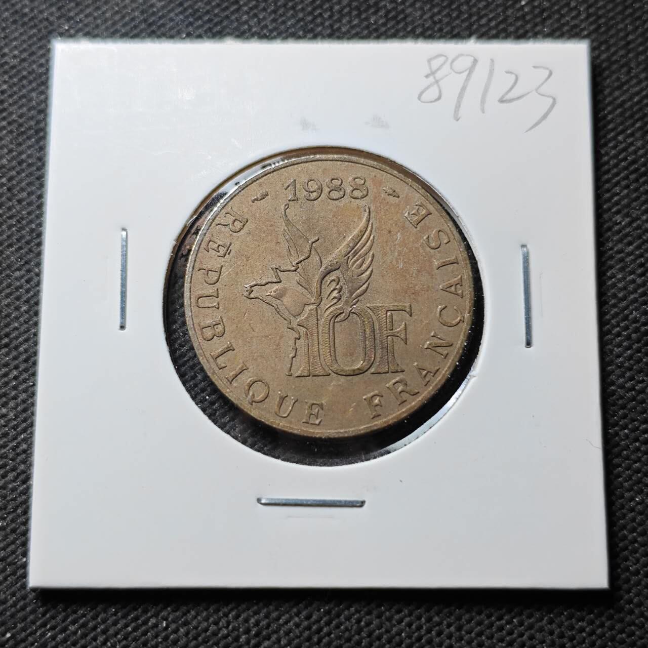 KK钱币收藏小铺  第389期  2月预留时间 周末发货 法国10法郎纪念币 