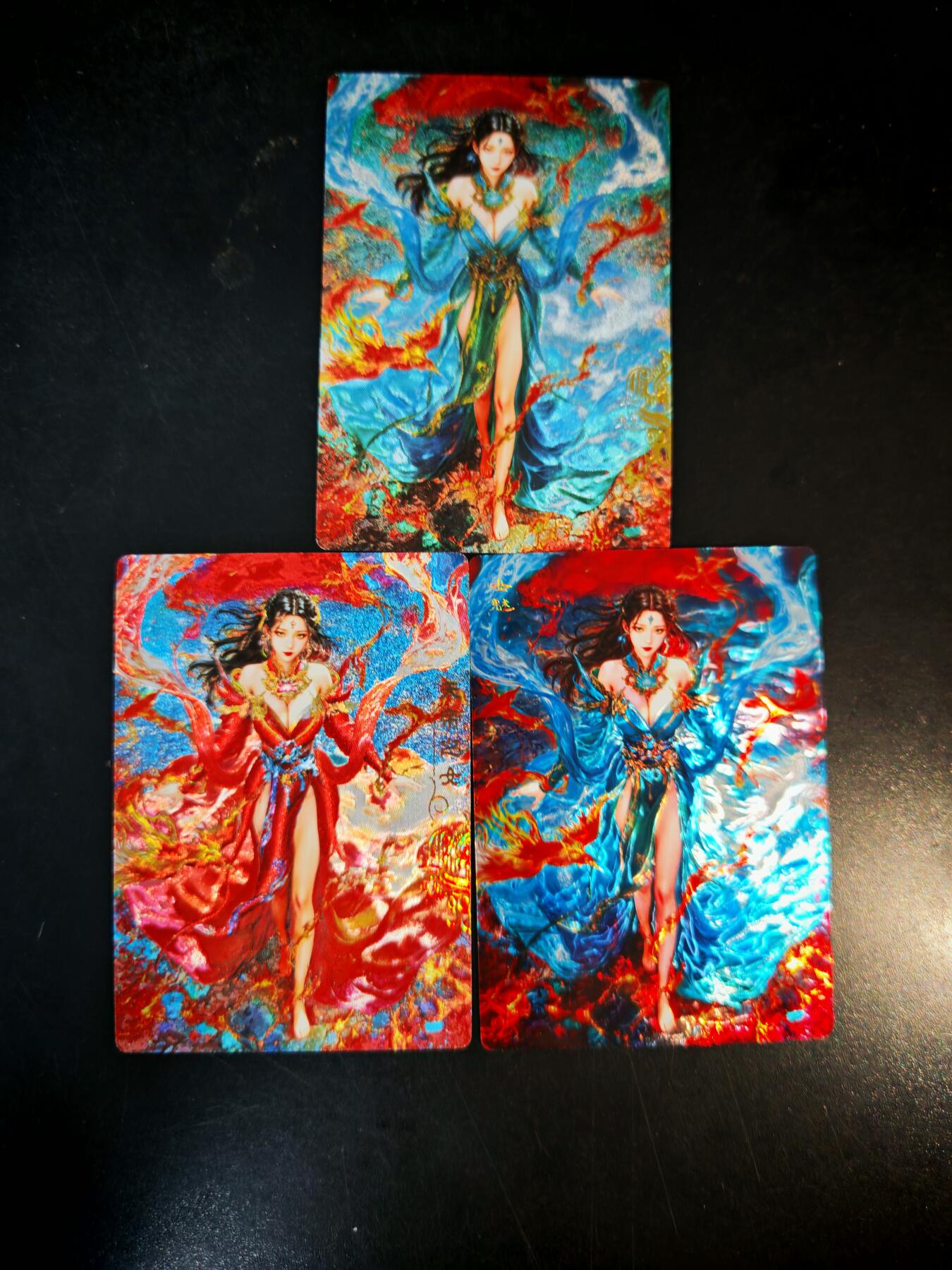 琦卡当当铺～第30期★★一大波美女正向你走来~支持寄存★★~【9点40结束】扫码加群抽[包邮券]~ 奇点卡牌 盲包卡 粗闪 宗rich玄灵谱 女魃三工艺