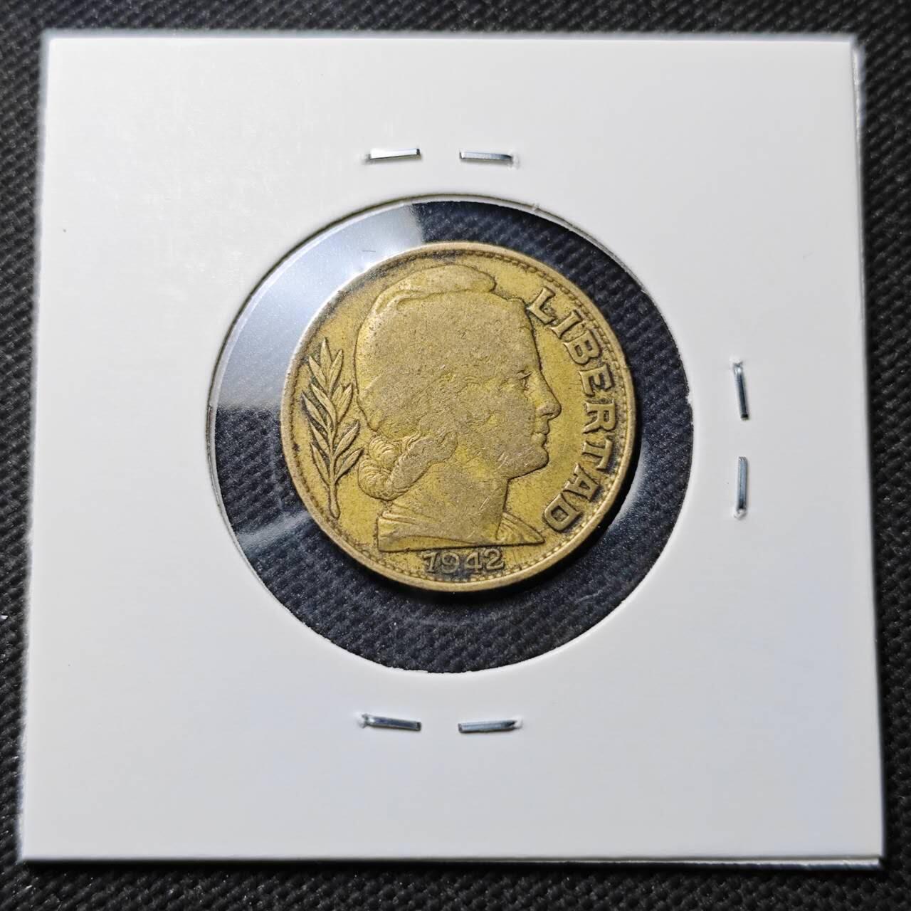 KK钱币收藏小铺  第389期  2月预留时间 周末发货  1942阿根廷20分