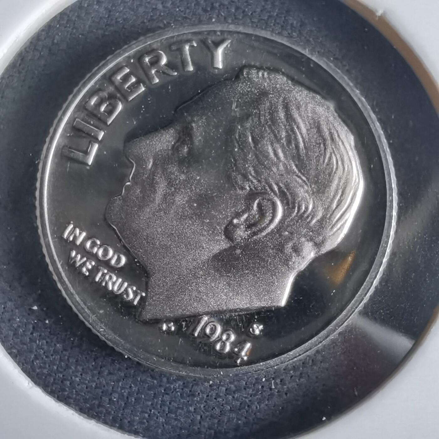 沼泽如烟--第974场 美国1984年10分精制币