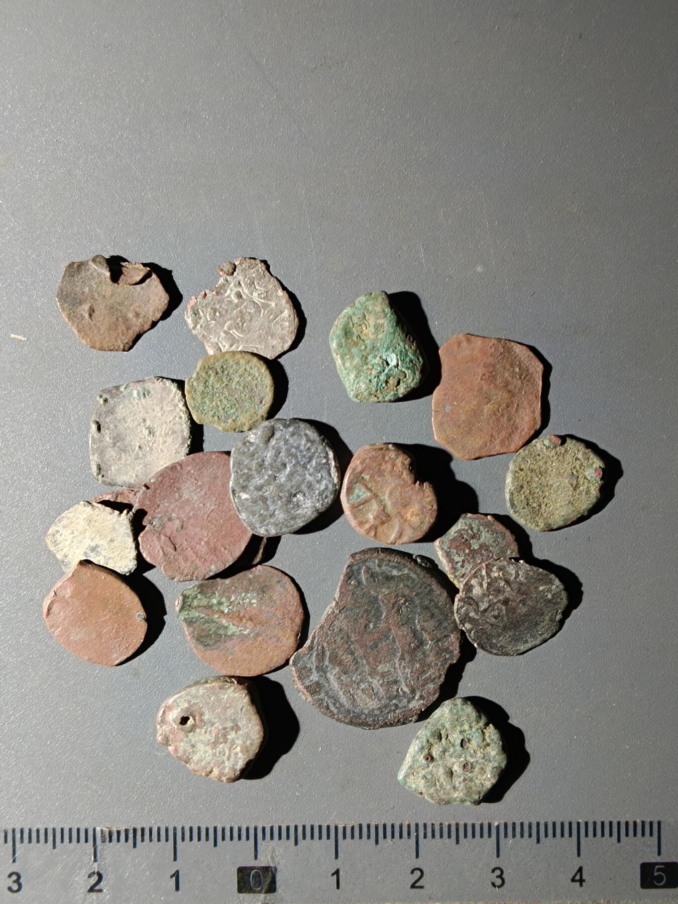 111期新疆红钱粟特钱币丝路钱币专场 甲8丝路铜币一组(20枚)