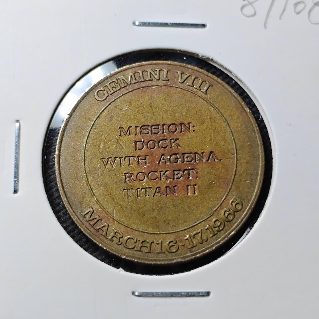 KK钱币收藏小铺  第389期  2月预留时间 周末发货 美国航天纪念章 