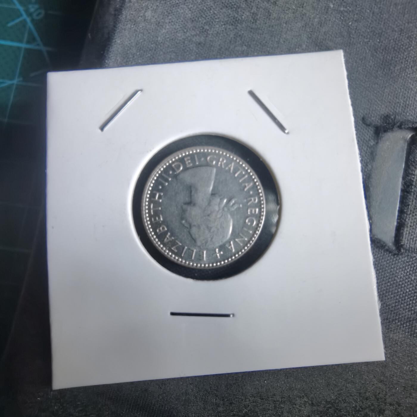 沼泽如烟--第974场 澳大利亚1954年6便士银币