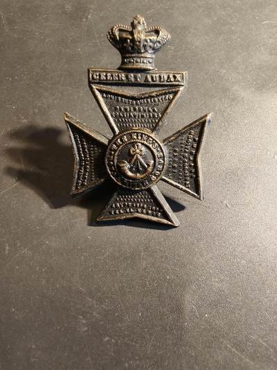 老王徽章第179期 - 英国国王皇家步枪团帽徽    维多利亚女王时期