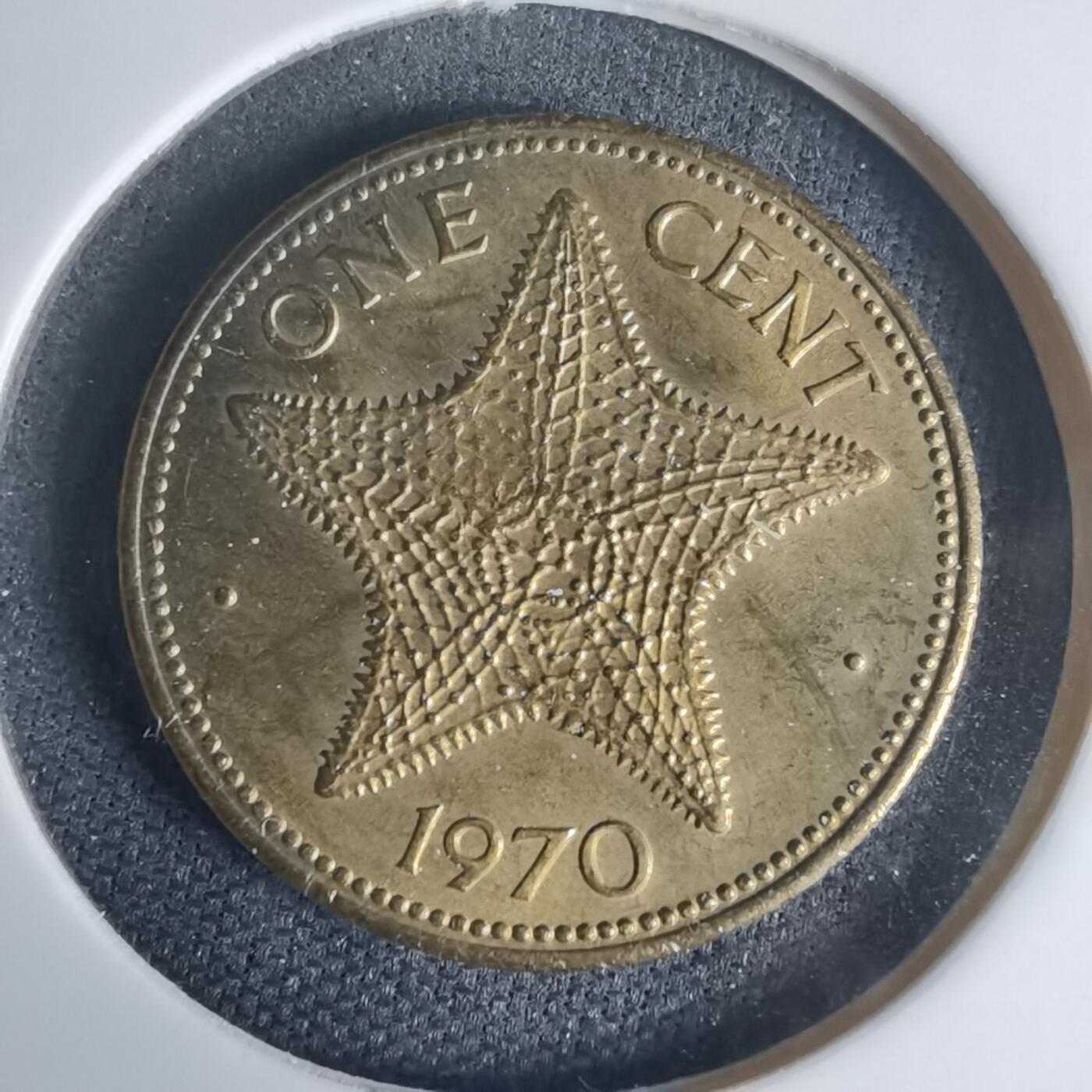 沼泽如烟--第975场 巴哈马1970年一分