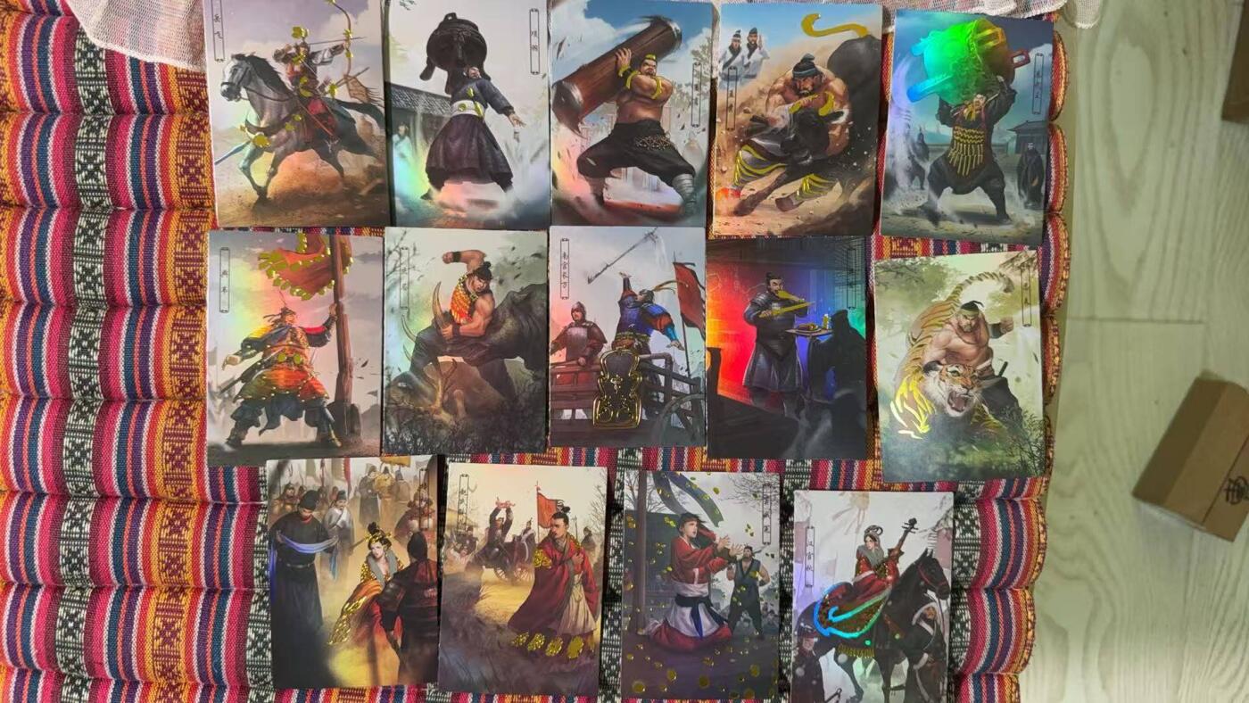 光影卡牌第29期，各家亲签，各家套卡，持续收拍品 司马烫金彩闪十大力士+四大悲剧+四梦+四大案+四大传说