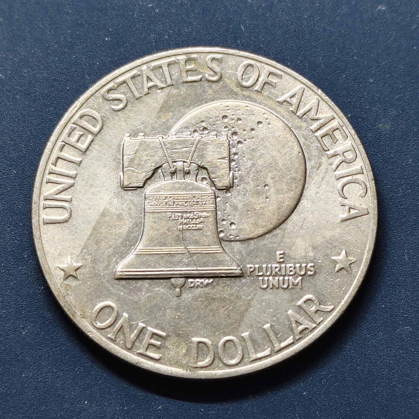 【全场包邮】纯粹捡漏拍498场-持续更新中 美国1976年1元美国独立200周年纪念币