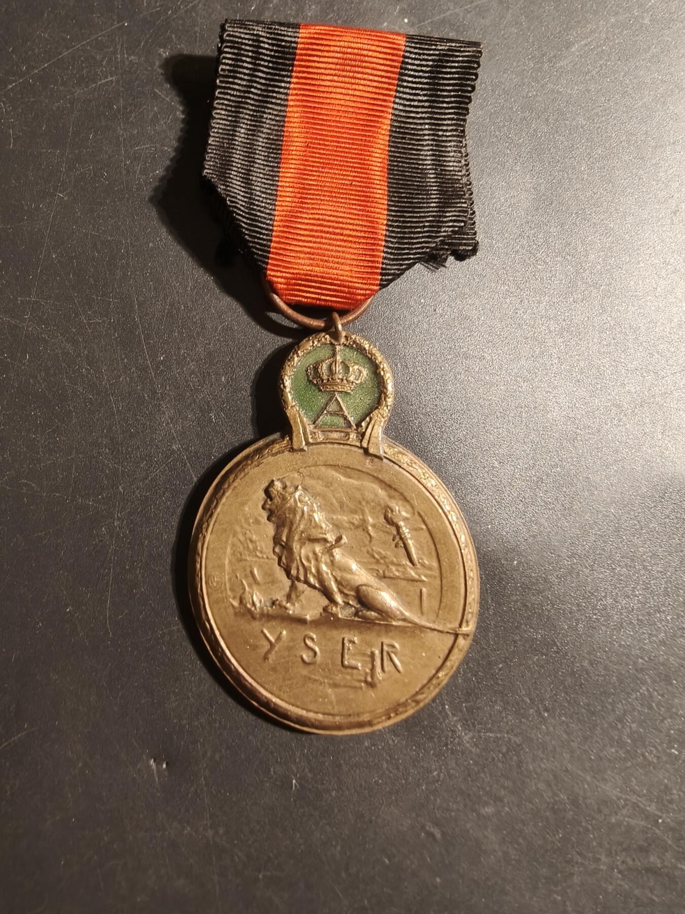 老王徽章第179期 比利时一战伊瑟河战役奖章