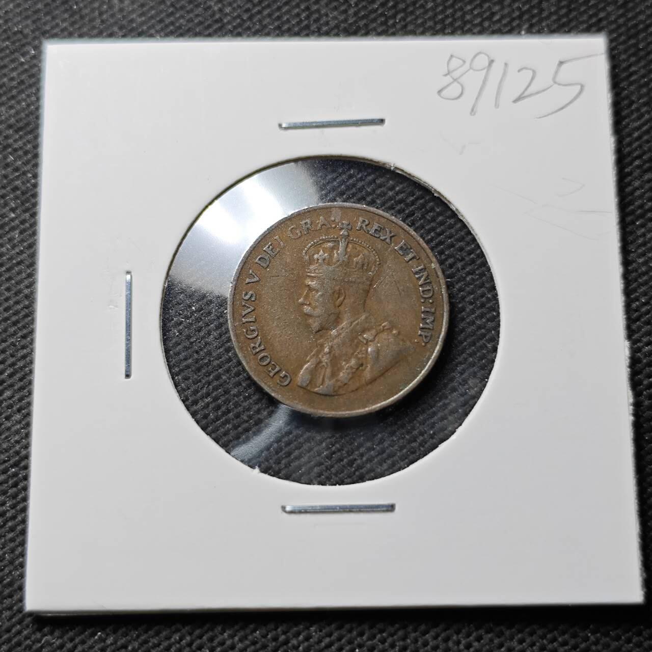 KK钱币收藏小铺  第389期  2月预留时间 周末发货 加拿大1分铜币 