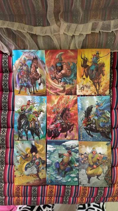 光影卡牌第29期，各家亲签，各家套卡，持续收拍品 - 奇点水浒粗闪9张