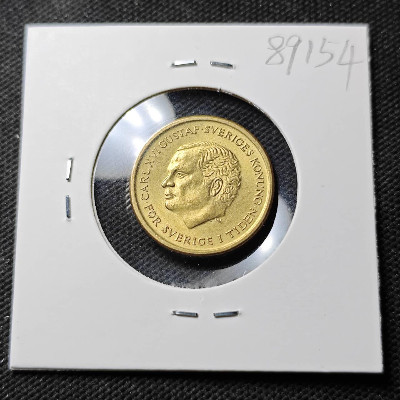 KK钱币收藏小铺  第389期  2月预留时间 周末发货  1991瑞典10克朗