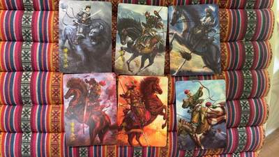 光影卡牌第29期，各家亲签，各家套卡，持续收拍品 - 燎原水浒普卡6张非卖品