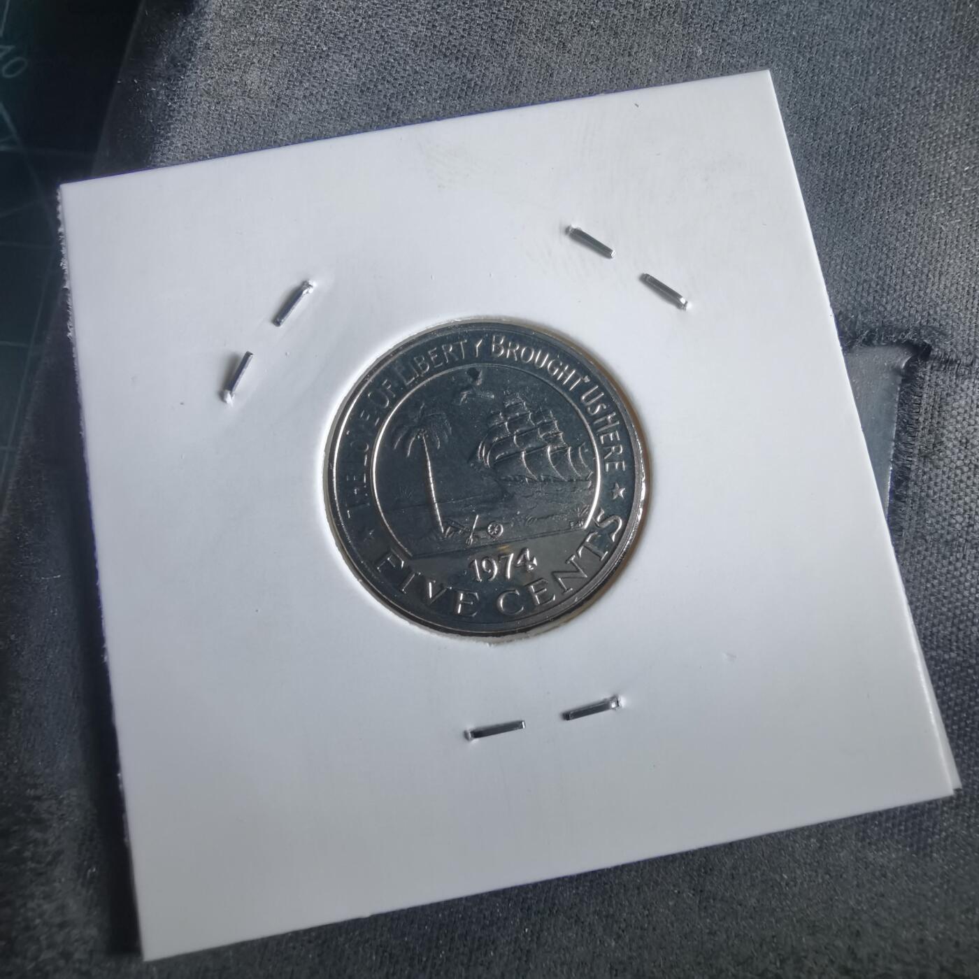 沼泽如烟--第974场 利比里亚5分精制币