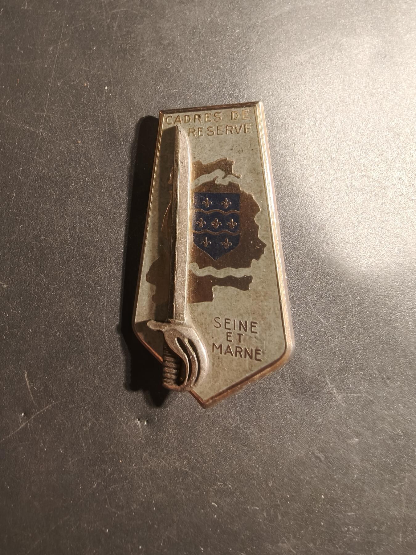 老王徽章第179期 法国塞纳马恩省预备役人员证章