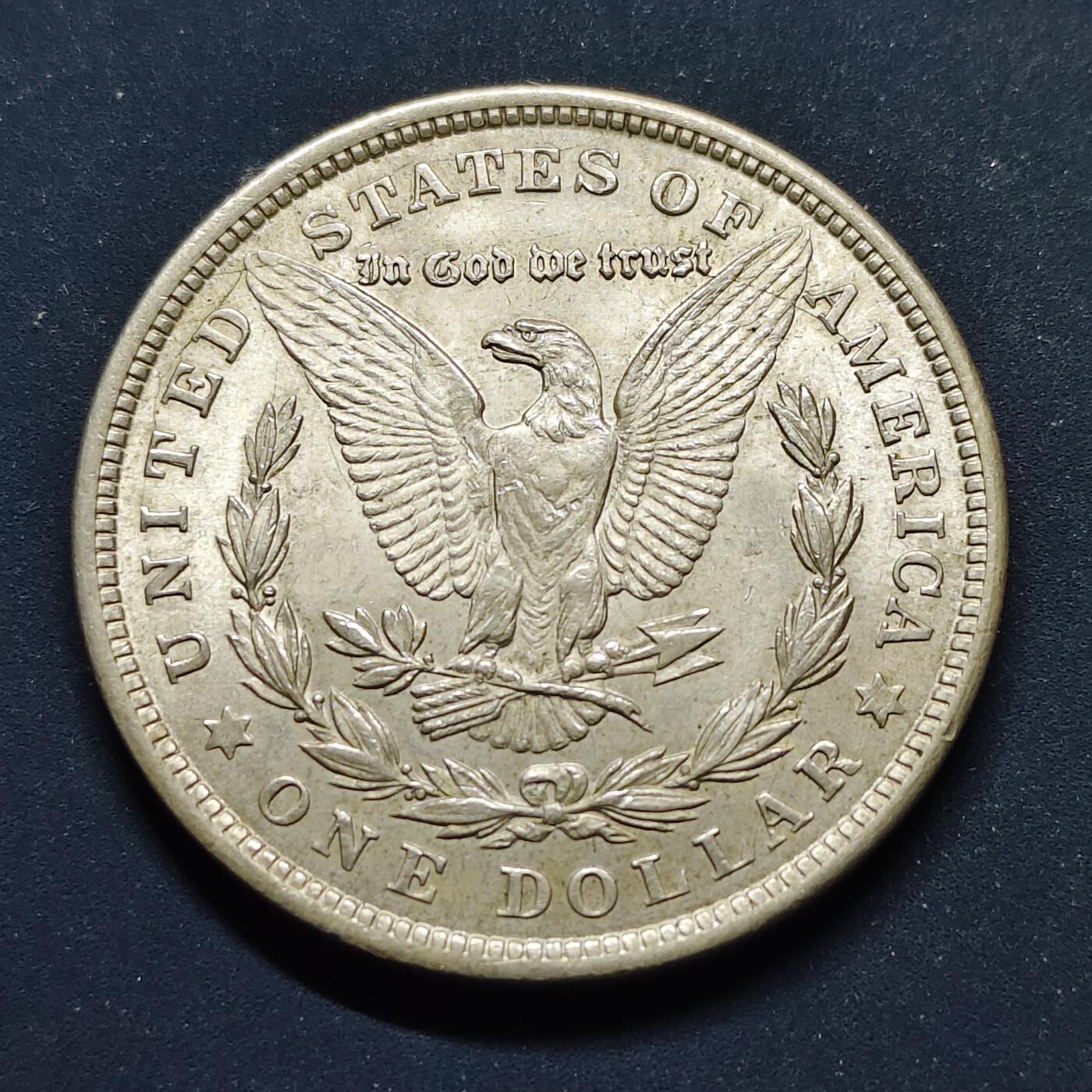 【全场包邮】纯粹捡漏拍499场-持续更新中 美国1921年1元摩根银币【38.1毫米26.73克90%，纯银价约674元（按28元银价估算）】