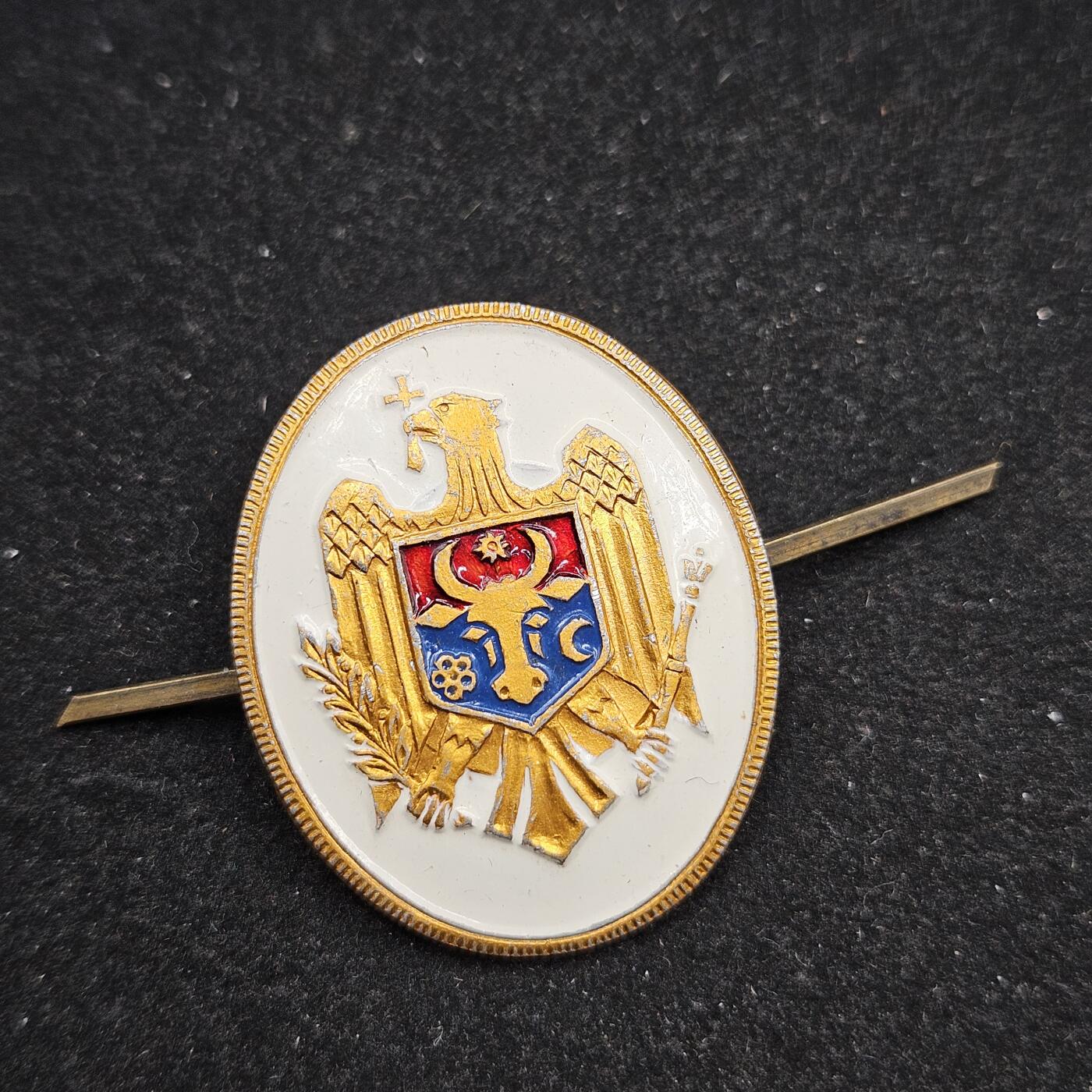 0元起拍勋章 第329期 咸鱼国勋章拍卖专场 1月28日（周三）下午6：00开始 前苏联 摩尔多瓦帽徽