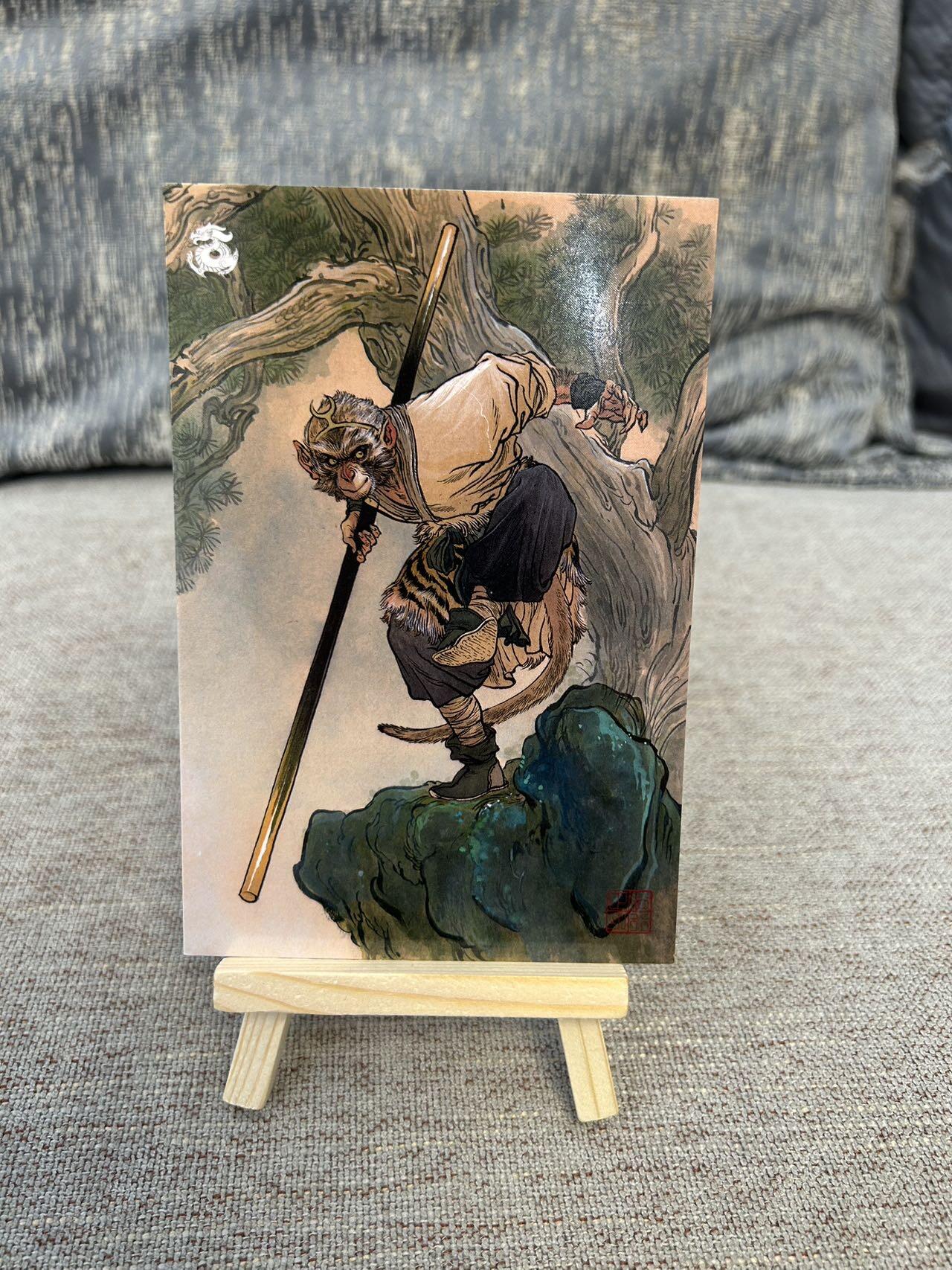 喜灰玩卡拍卖第四期，接代拍，免佣金帮卡友们拍卖，欢迎送拍，释放现金流，让自己有资金可以购买更多喜欢的卡牌，让别的卡友能淘到更多心仪的卡牌 独行正明西游记明信片一套9张