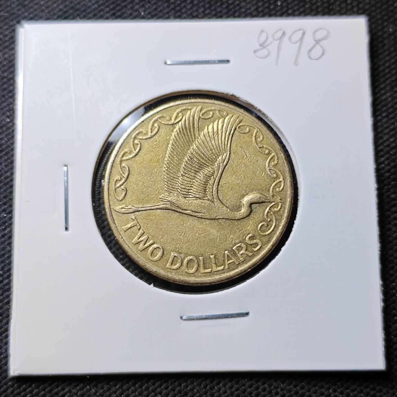 KK钱币收藏小铺  第389期  2月预留时间 周末发货  新西兰2元