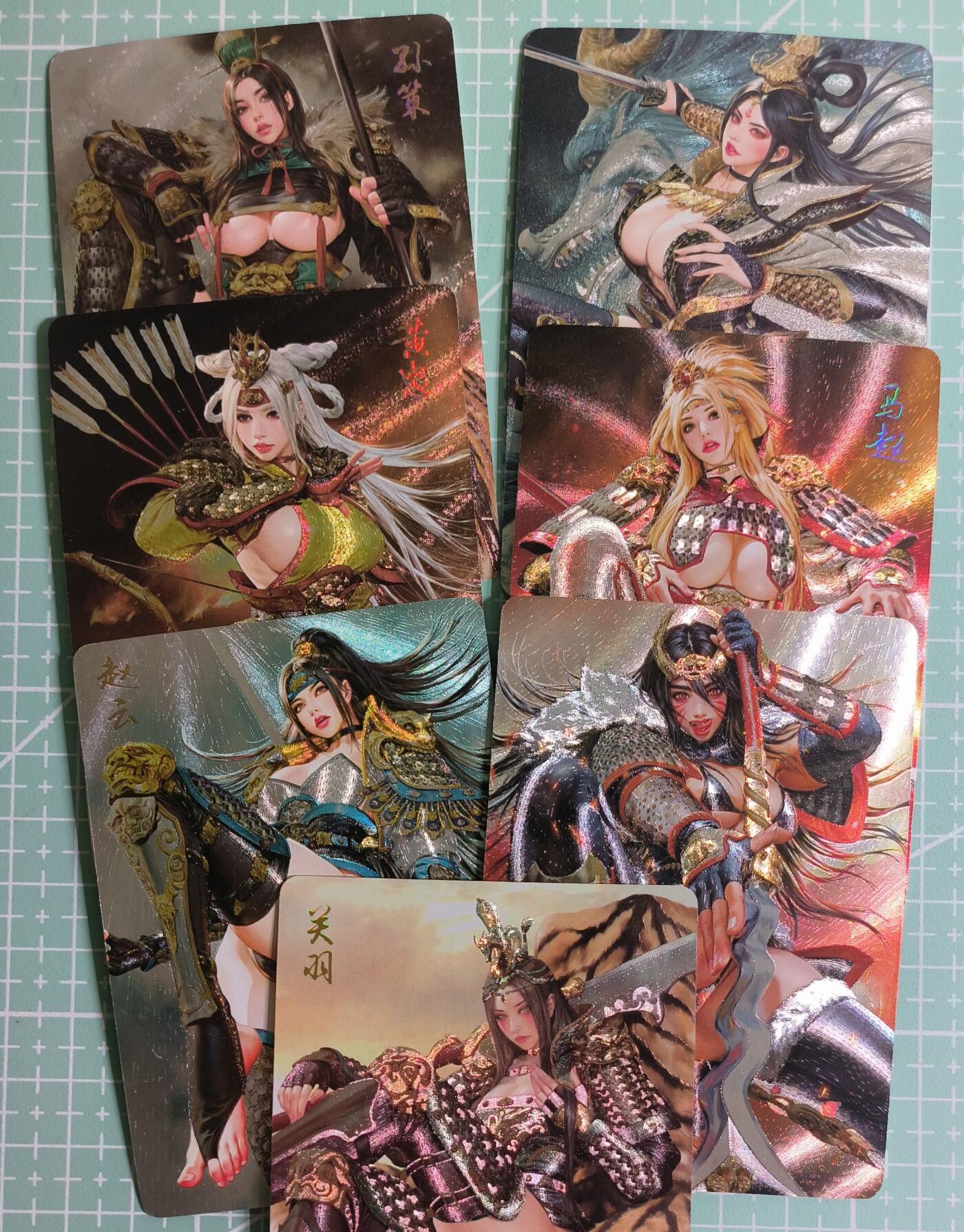 第20期  2026马年祝大家 身体健康 万事如意 (持续收拍品中…) 【折光】燎原×黑暗王朝《三国姬》7张套