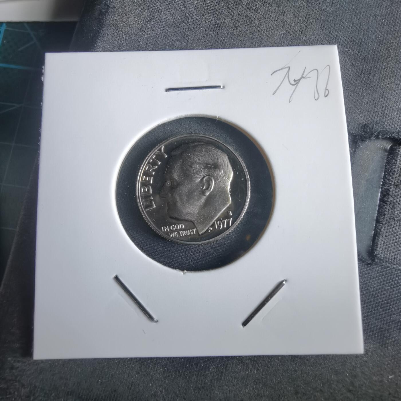 沼泽如烟--第974场 美国1977年10分精制币