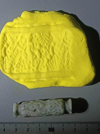 111期新疆红钱粟特钱币丝路钱币专场 - 巴基斯坦回流玉质滚印