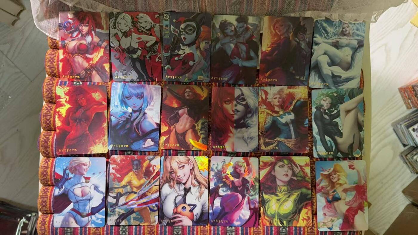 光影卡牌第29期，各家亲签，各家套卡，持续收拍品 燎原金彩acg23张