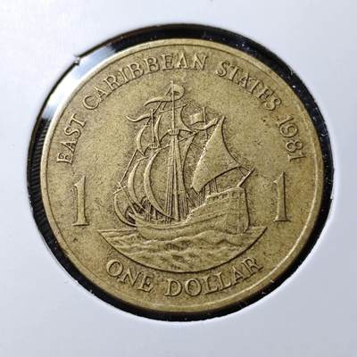 KK钱币收藏小铺  第389期  2月预留时间 周末发货 -  加勒比1元