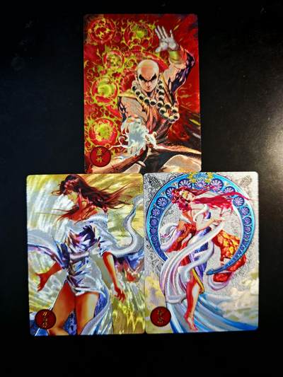 琦卡当当铺～第30期★★一大波美女正向你走来~支持寄存★★~【9点40结束】扫码加群抽[包邮券]~ - .奇点卡牌 盲包卡 粗闪 天龙梦姑虚竹刀白凤-3张