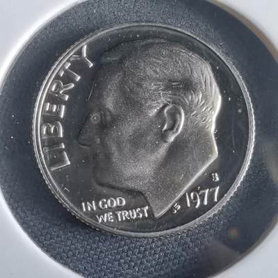 沼泽如烟--第974场 - 美国1977年10分精制币