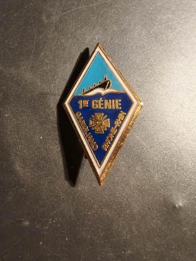 老王徽章第179期 - 法国陆军第1工兵团证章
