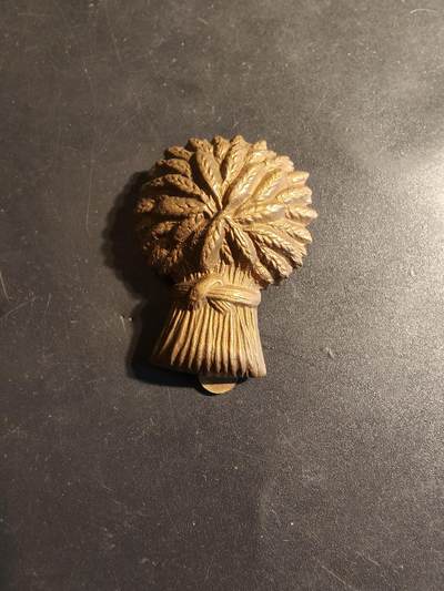 老王徽章第179期 - 英国洛锡安与边境义勇骑兵团帽徽    一战时期