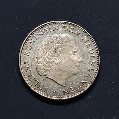 【全场包邮】纯粹捡漏拍498场-持续更新中 - 荷兰1979年2½盾乌得勒支同盟400周年纪念币