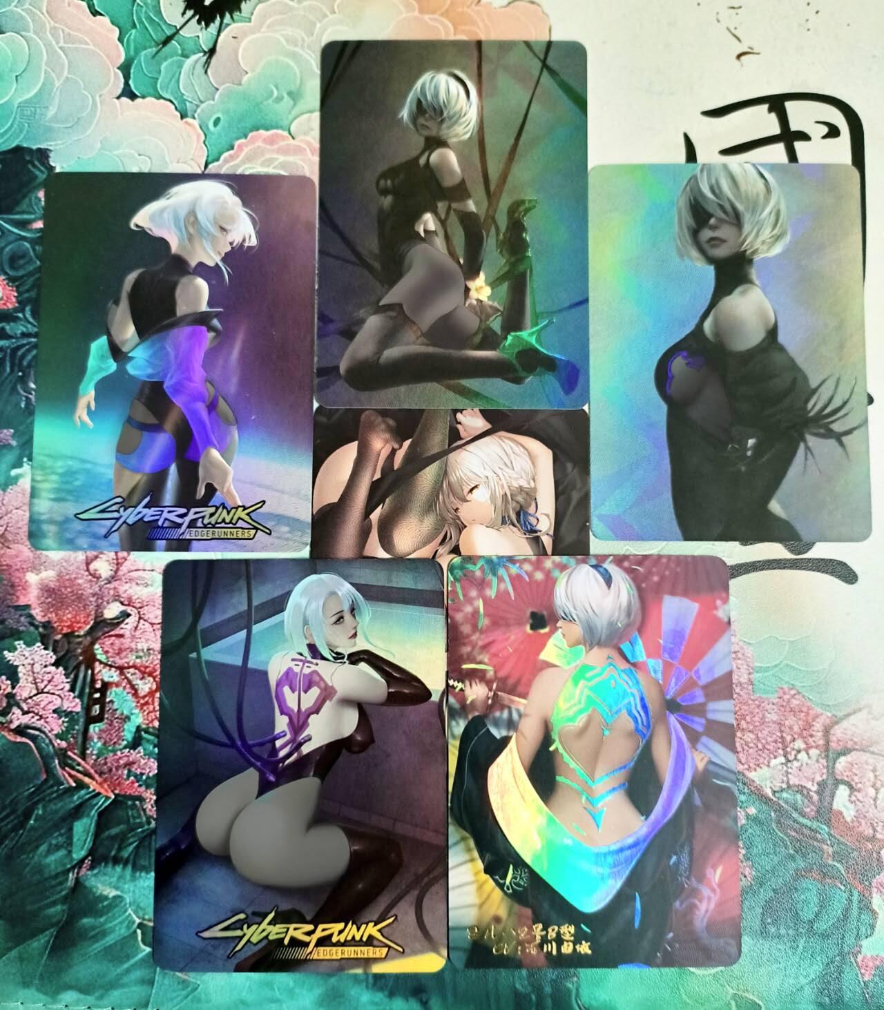 春节前倒数第二场！！龙虎卡牌-七四场（满200元包邮，无佣金，每周六结拍，欢迎送拍） 彩闪6张 机械2B 5款+1