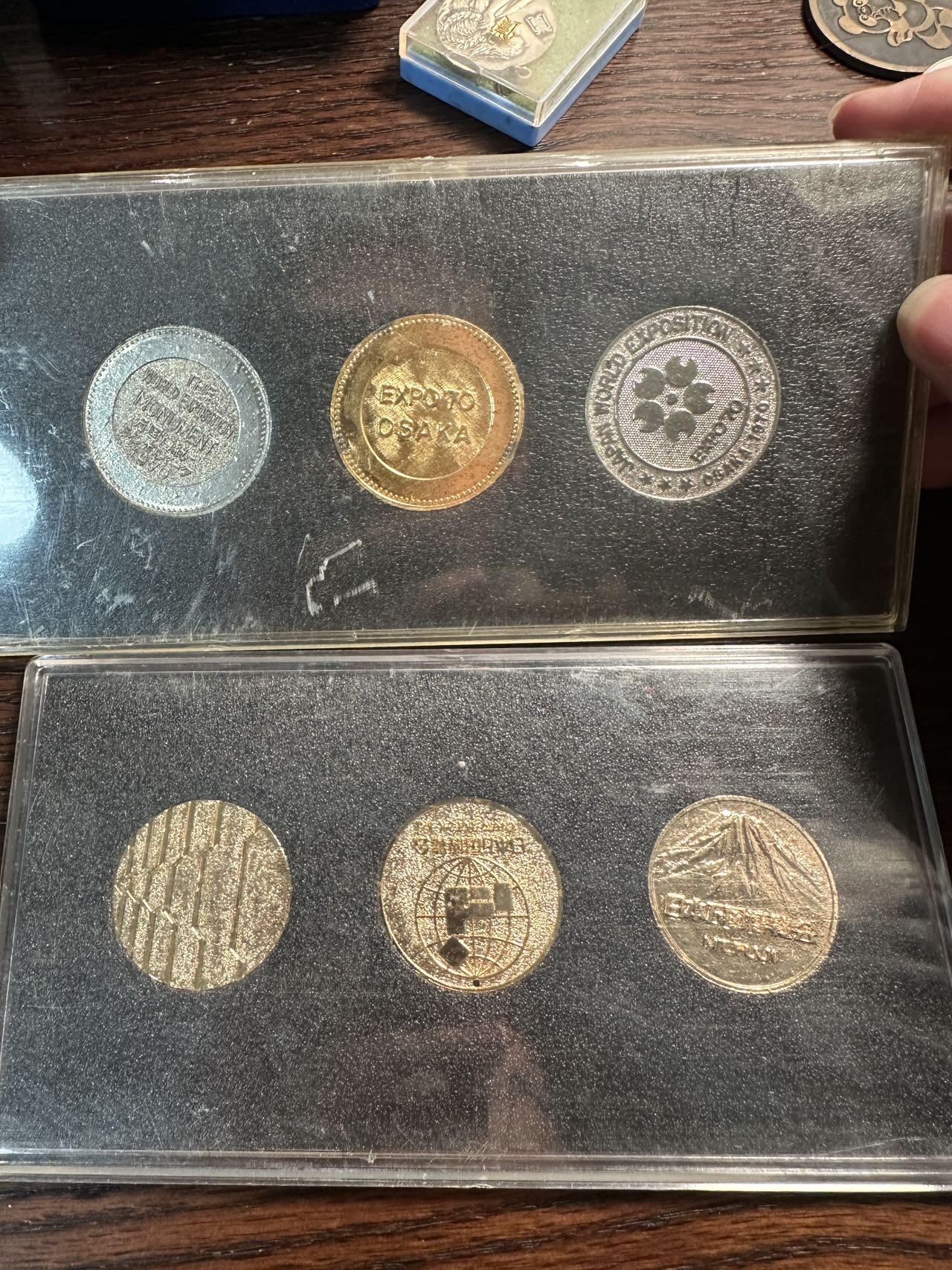 蒂克钱币-第57场 日本章 企业章拍卖  1970年 万国博览会纪念章 两组