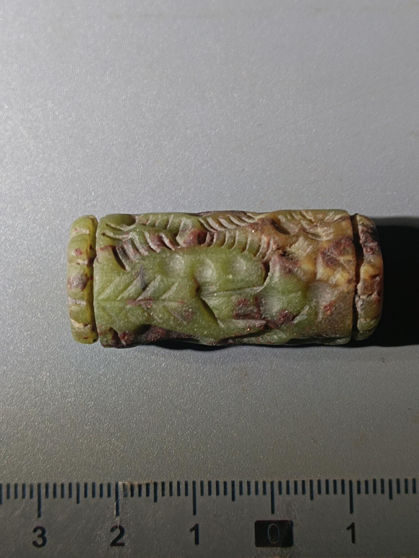 111期新疆红钱粟特钱币丝路钱币专场 巴基斯坦回流玉质滚印