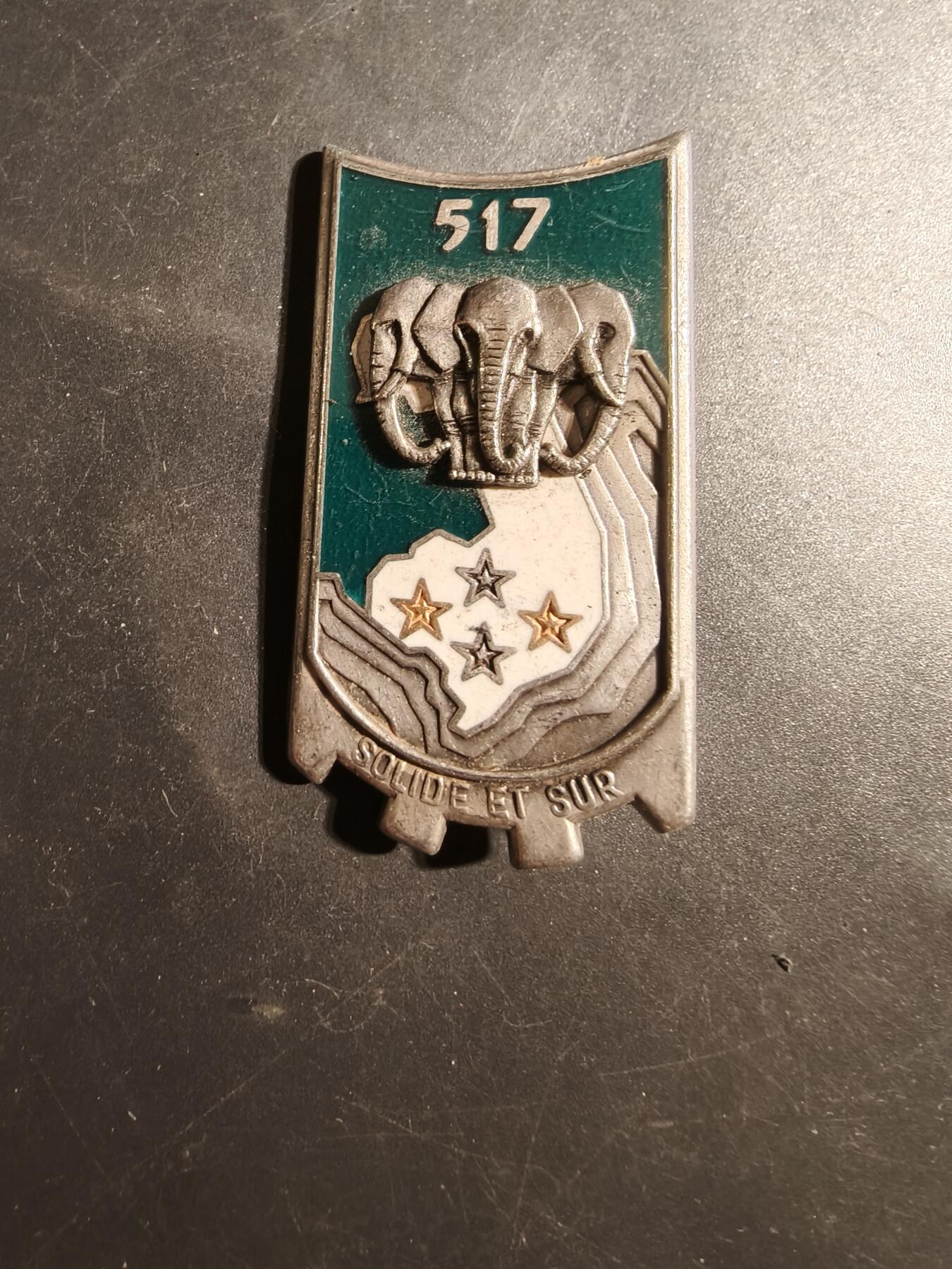 老王徽章第179期 法国陆军第517运输团证章