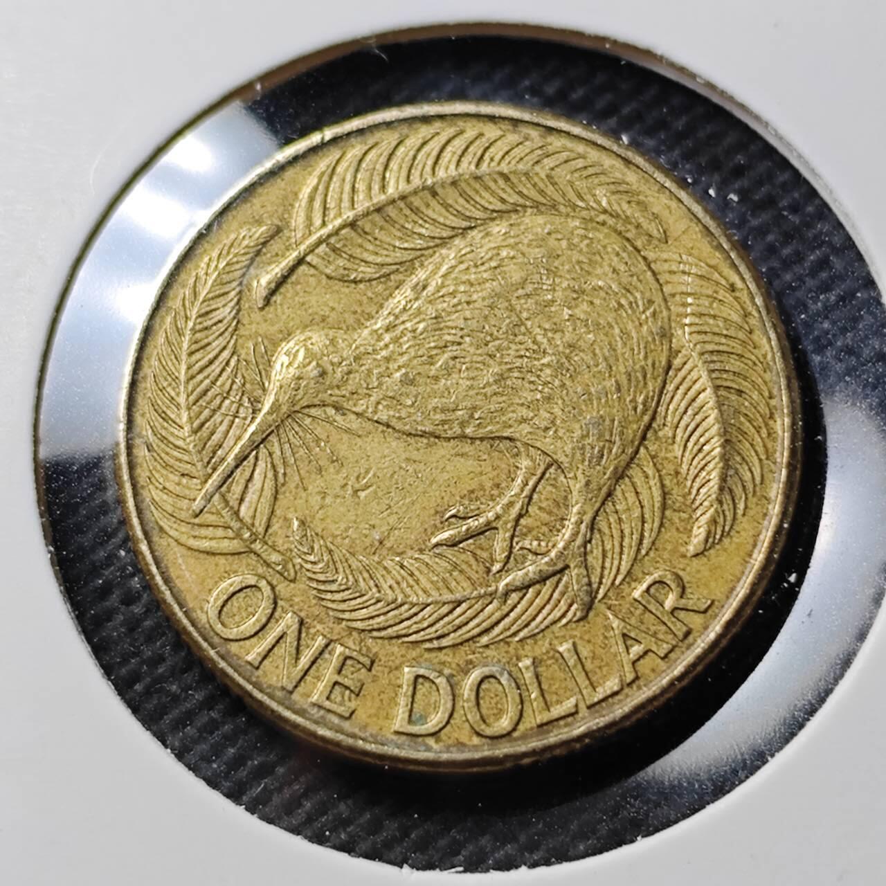 KK钱币收藏小铺  第389期  2月预留时间 周末发货  新西兰1元