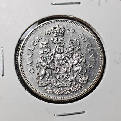 KK钱币收藏小铺  第389期  2月预留时间 周末发货 - 1970加拿大50分 