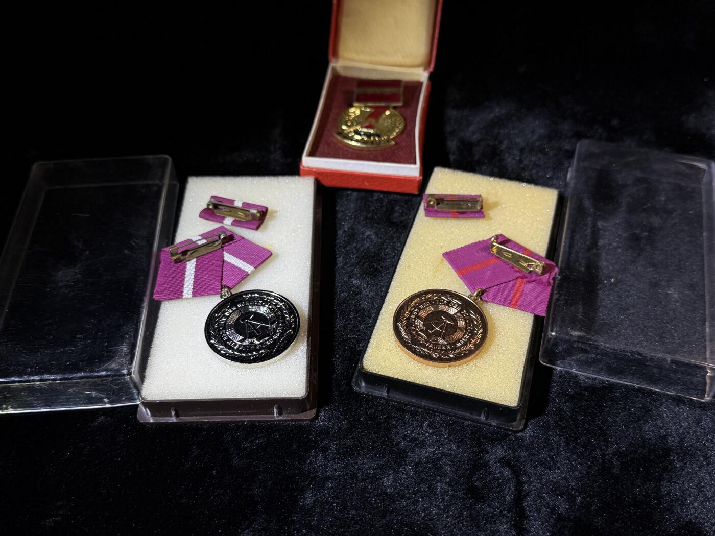 戎马世界章牌大赏第110期 东德奖章一组