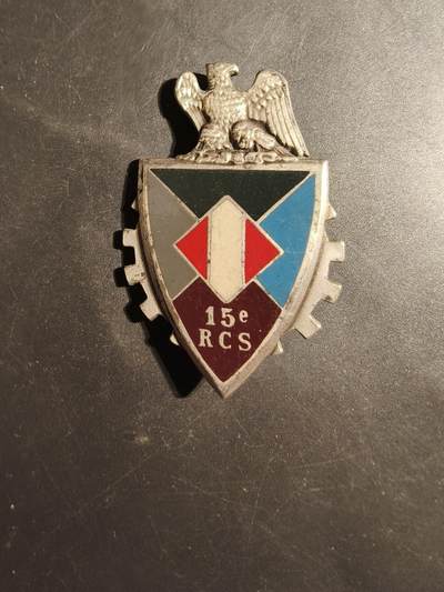 老王徽章第179期 - 法国陆军第15指挥与支援团证章