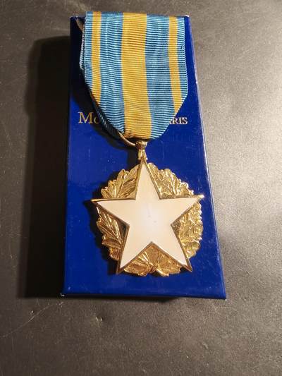 老王徽章第179期 - 法国民事战伤奖章    带硬纸盒