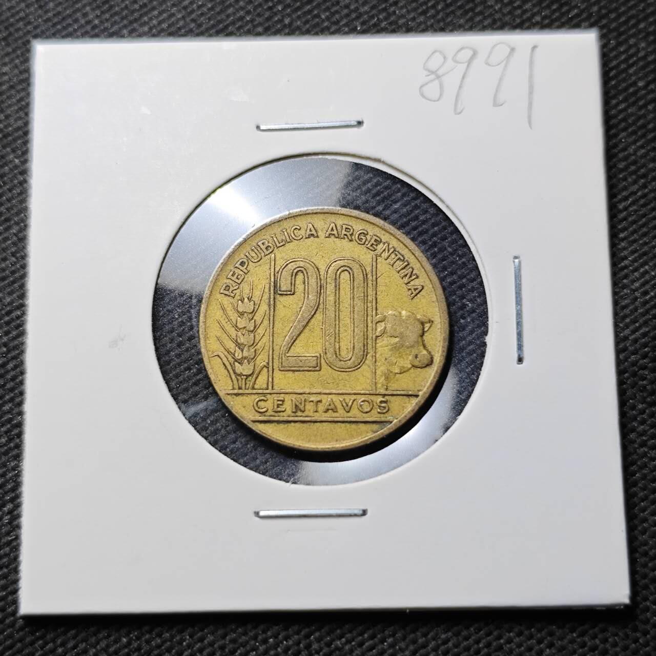 KK钱币收藏小铺  第389期  2月预留时间 周末发货  1942阿根廷20分