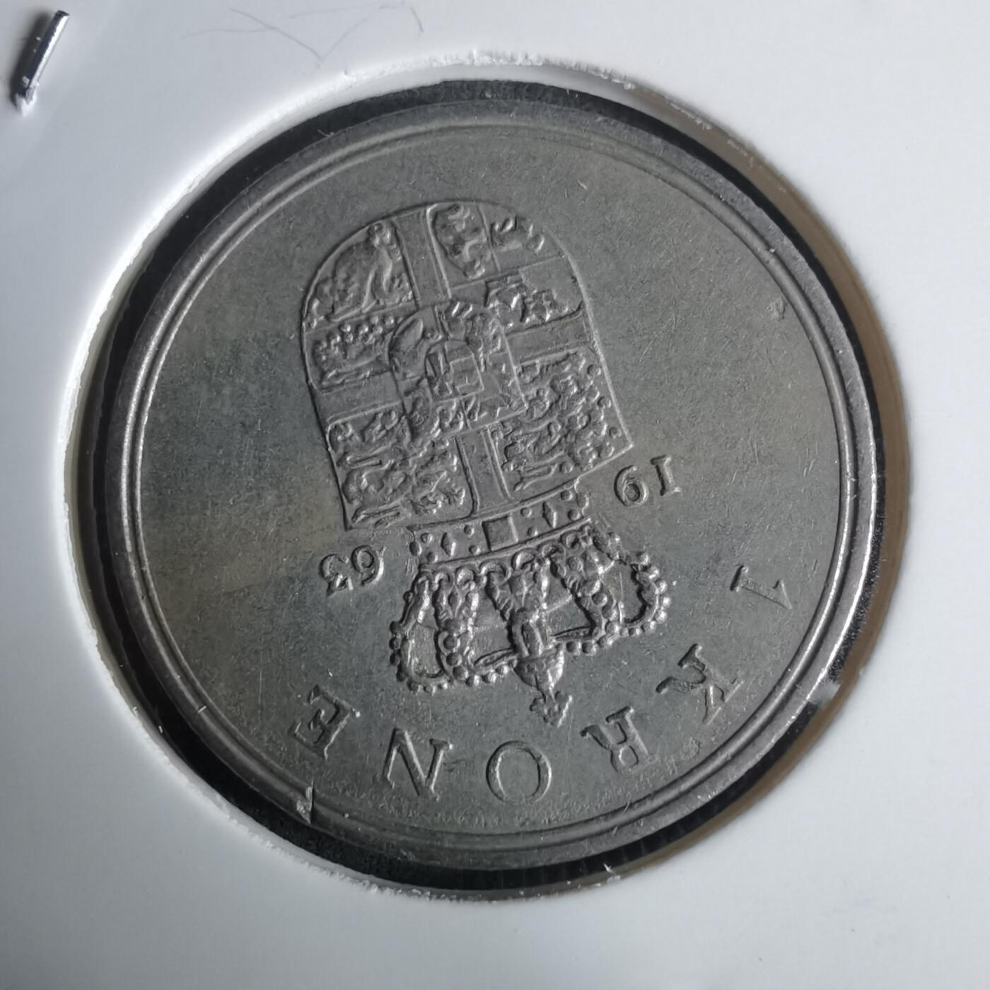 沼泽如烟--第975场 丹麦1963年1克朗