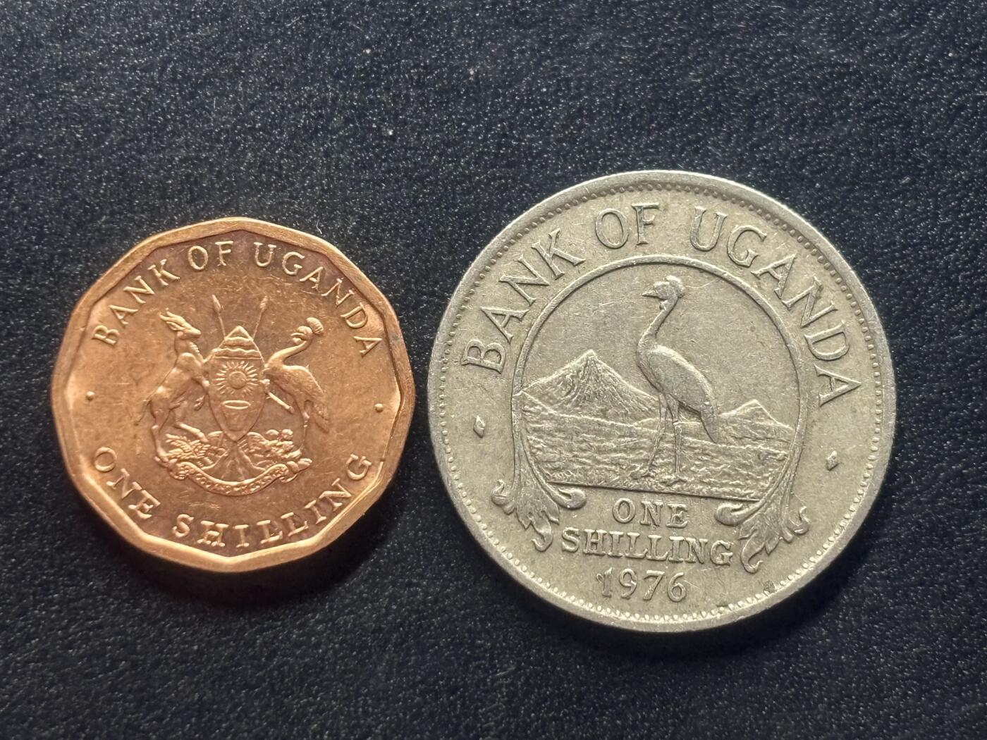 邮泉阁限时拍卖第四十场 非洲专场（硬币在国外。请付邮费6元。） 乌干达2枚