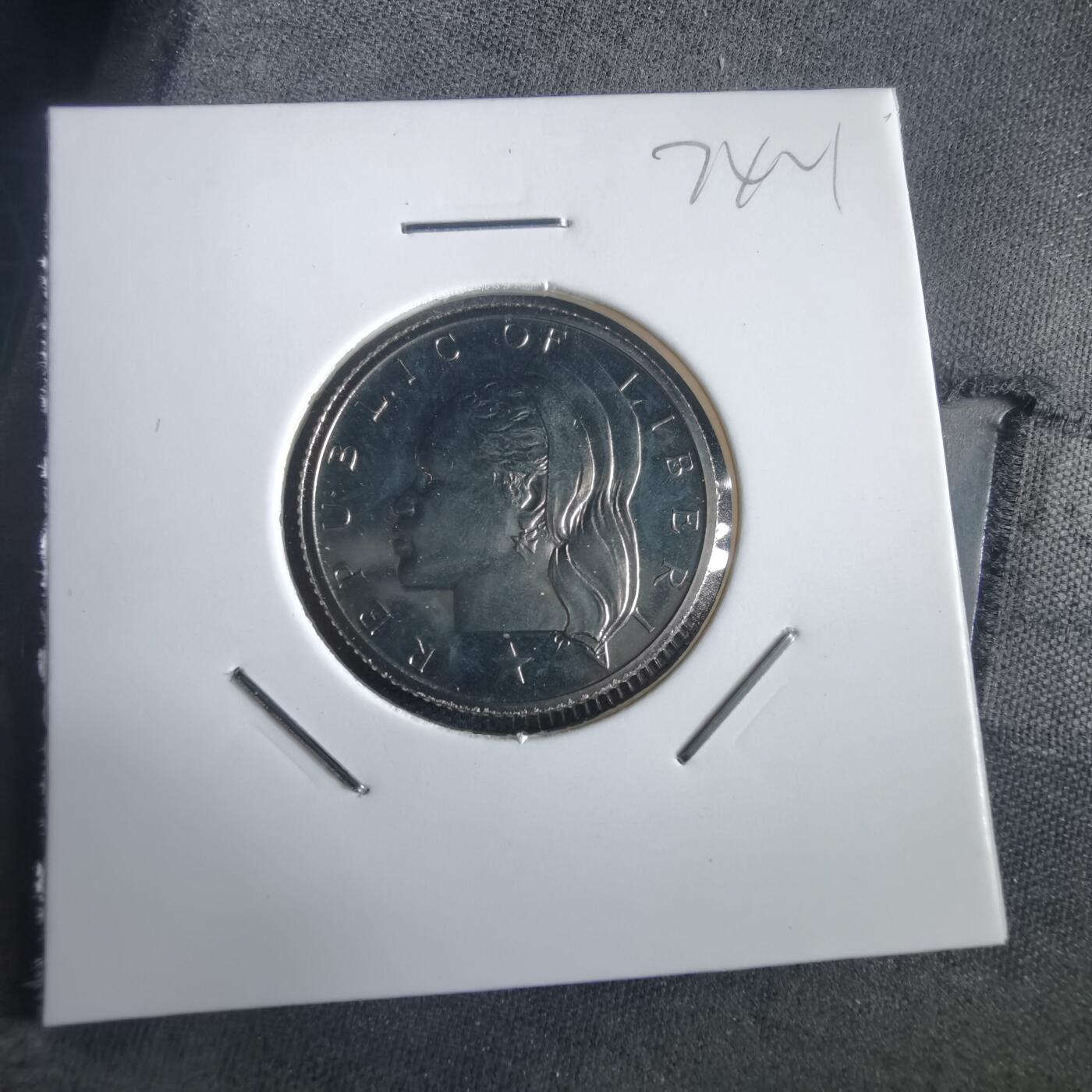 沼泽如烟--第974场 利比里亚25分精制币